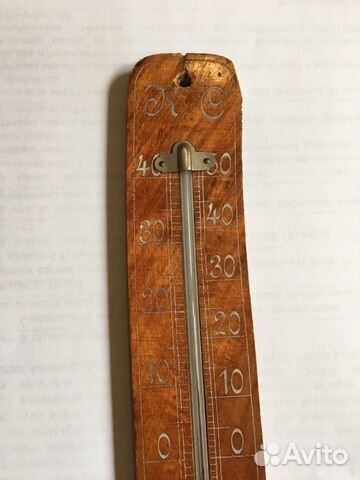 Термометр, градусник. Старинный до 1917 года объявление продам