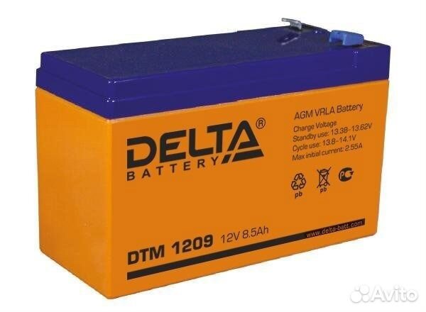 Аккумулятор Delta DTM 1209 8, 5 а/ч