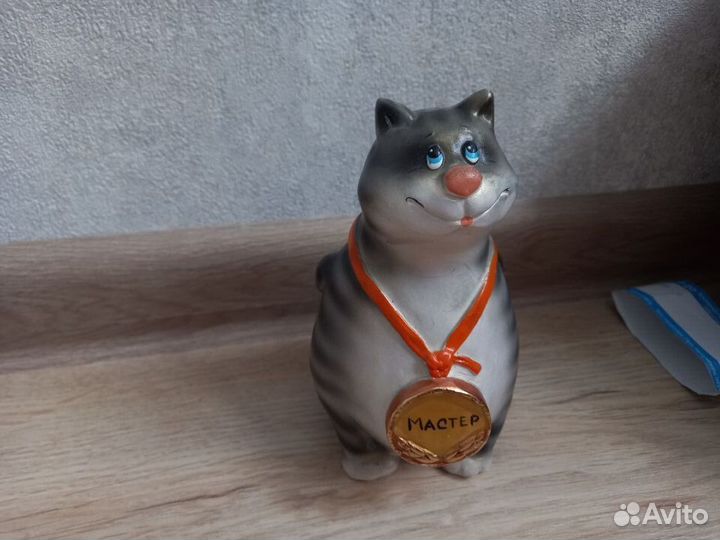 Копилка Кот (керамика ручная)