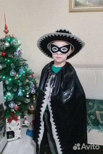 Новогодний костюм Зорро прокат