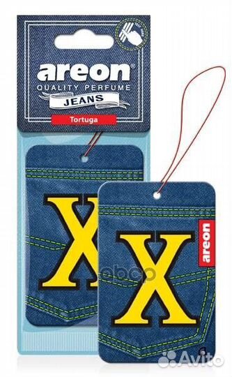 Ароматизатор подвесной картон areon jeans paper