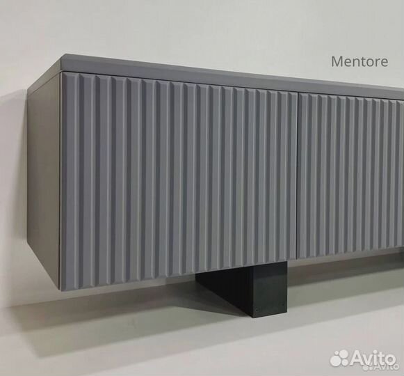 Тумба тв Bravo в цвете графит / 1800х400х300 мм