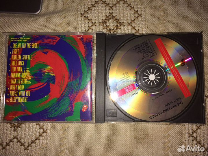 CD диск Rolling Stones. Dirty Work. 1989. Austria
