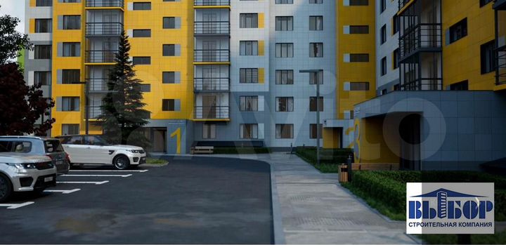 1-к. квартира, 37,4 м², 1/7 эт.