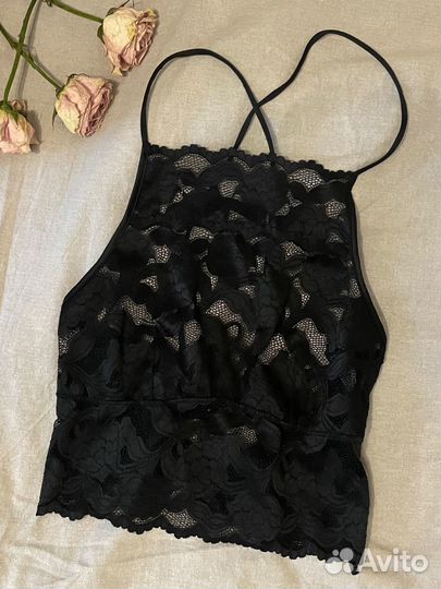 Кружевной топ H&M y2k gothic vintage