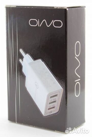 Зарядное устройство 3 USB QC 3.0 (Fast charge) вых