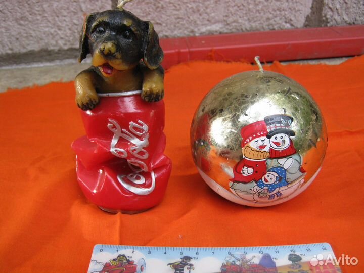 Свечки большие, 2 шт