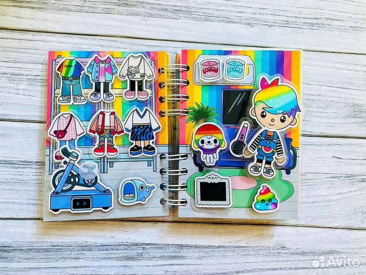 Тока Бока альбом на липучках