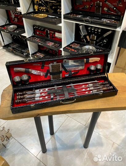 Шашлычный набор на подарок Папе арт.53.22