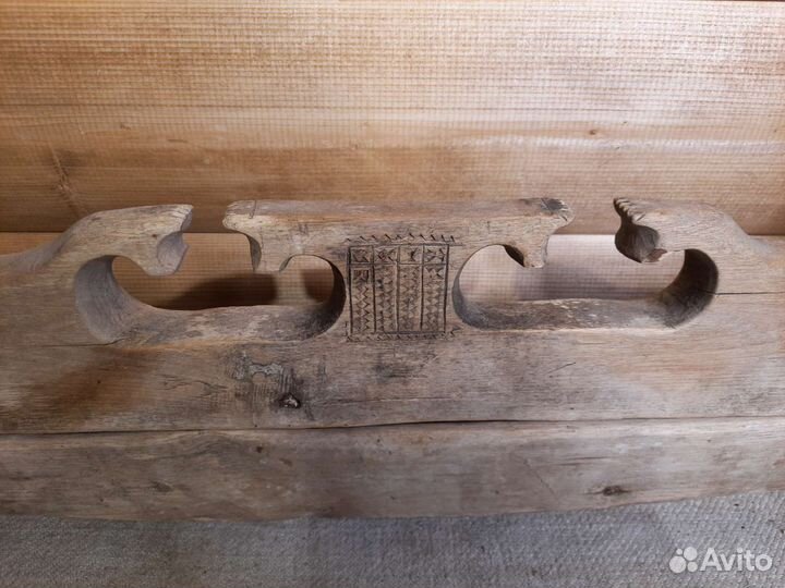 Набилка Резная с Конями и Календарём 19в 4