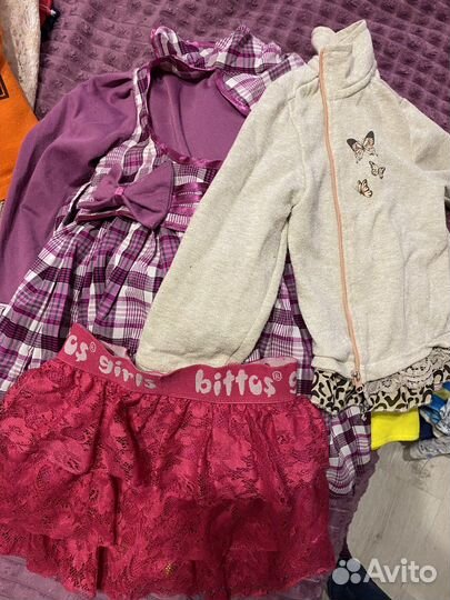 Вещи пакетом на девочку 98-104