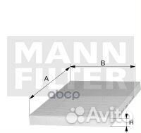 Фильтр салона CU23019 mann-filter