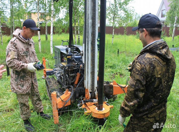 Установка винтовых свай