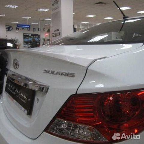 Спойлер крышки багажника Hyundai Solaris Седан