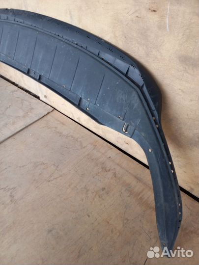 Юбка переднего бампера Skoda Rapid 2