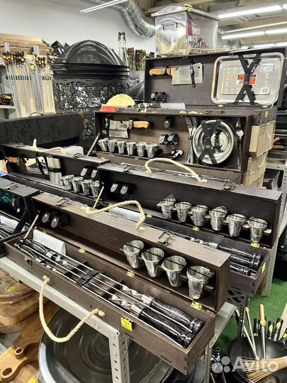 Подарочный набор шампуров премиум