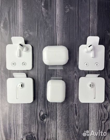 Airpods Наушники / Кейс / Новые По отдельности