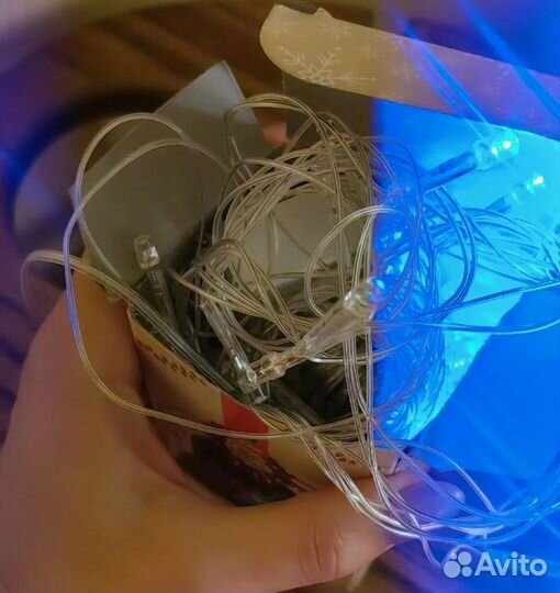 Гирлянда холодное свечение 5 10м