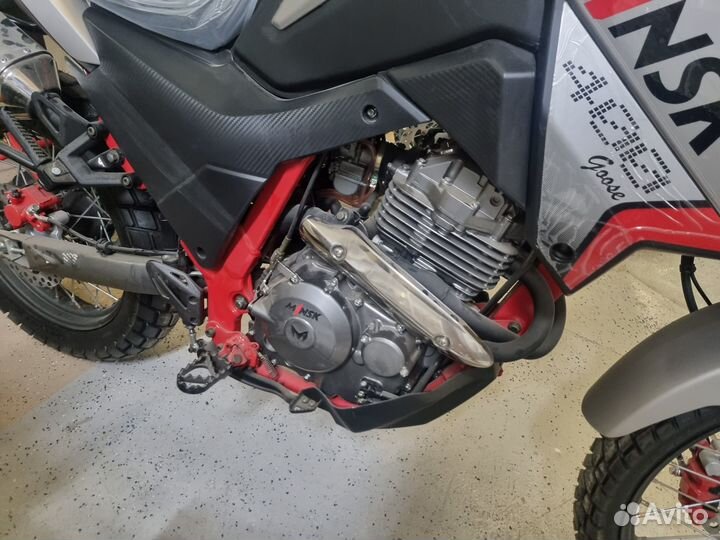 Мотоцикл Minsk Goose 400 + шлем