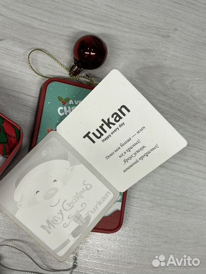 Новогодние носки в коробке