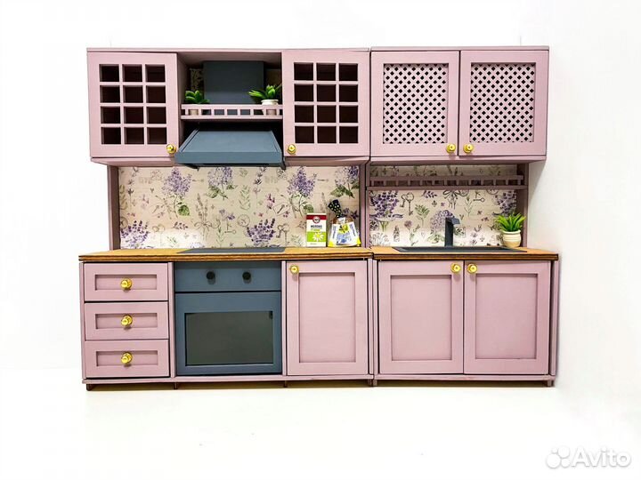 Кухня для Барби, мебель для Барби из фанеры