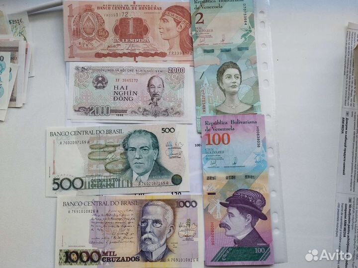 Баннкноты зарубежных стран