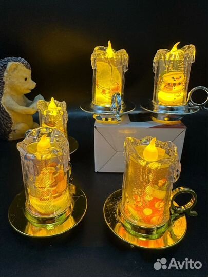 Свеча новогодняя