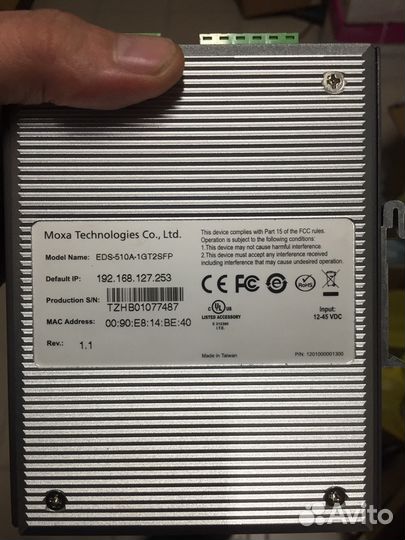 Moxa EDS-510A-1gt2sfp