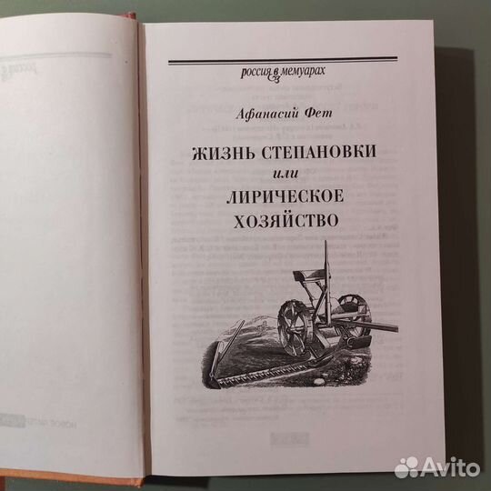 А. Фет. Жизнь Степановки или лирическое хозяйство