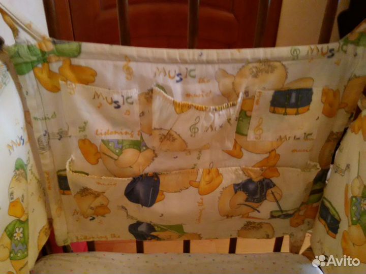 Бампер для детской кроватки (на весь периметр)