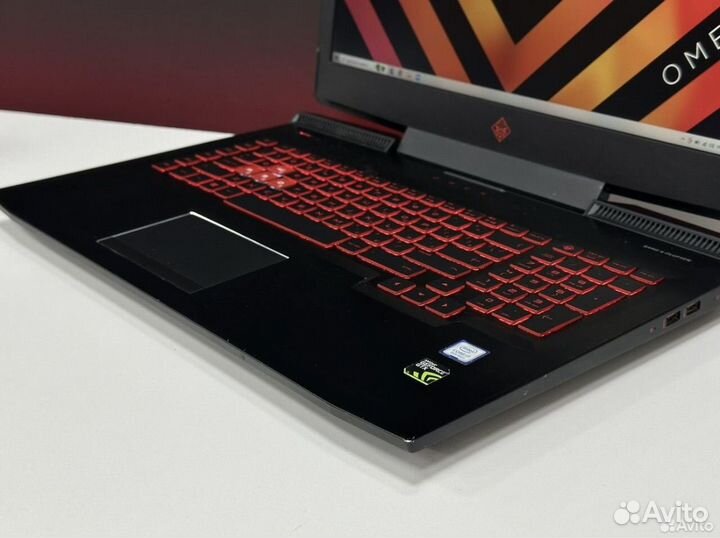HP Omen 17.3 Core i7 GTX1050ti 16G озу SSD+HDD