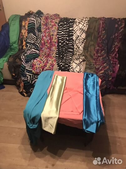 Продаються ткани отрезами в ассортименте