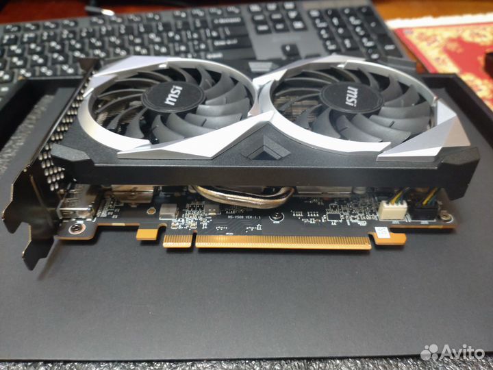 Видеокарта MSI RX 6500XT mech 2X 4GB OC