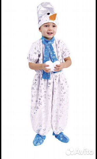 Костюм снеговика 104