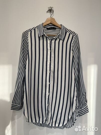 Рубашка в полоску zara