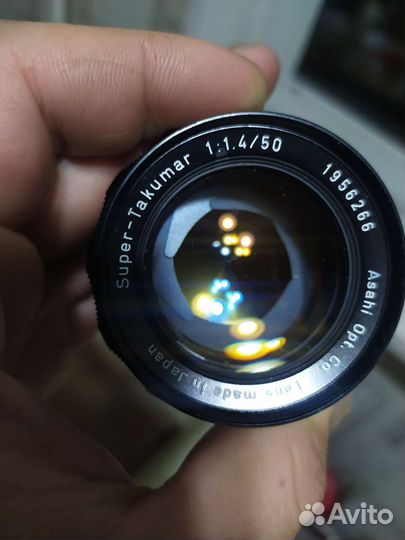 Объектив Super Takumar 50mm 1.4 резьба М42. Отличн