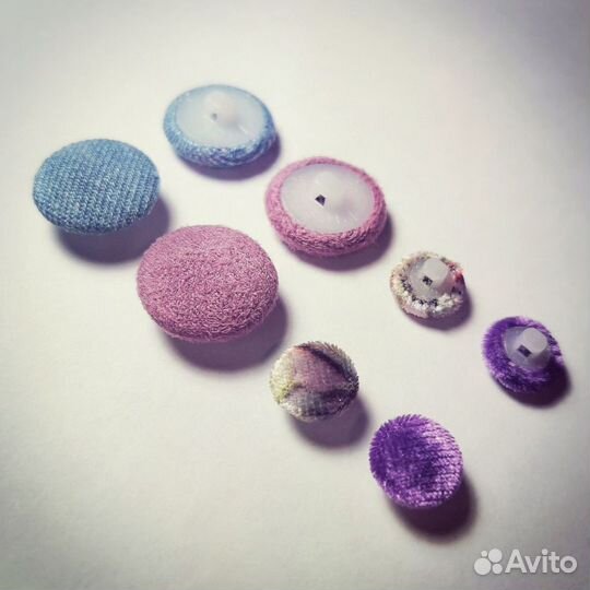 Обтяжка пуговиц вашей тканью