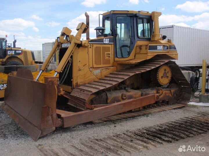 Бульдозер Caterpillar D6R Стекло дверное левое