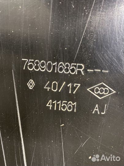 Защита двигателя duster 1, рестайлинг