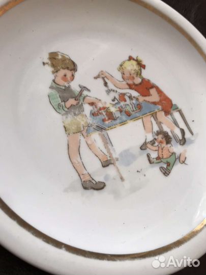 Детская тарелка ГДР. Kahla