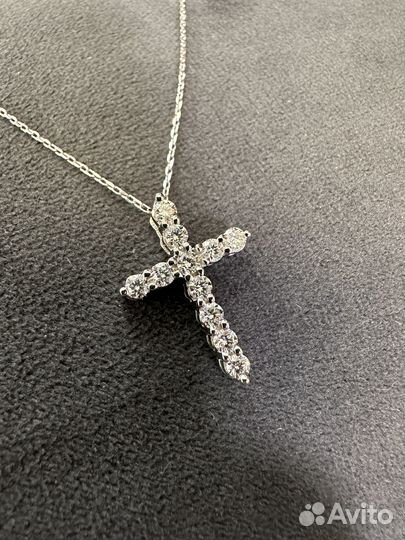 Крестик graff, крест с бриллиантами графф