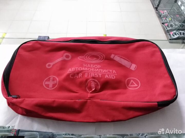 Сумка набор автомобилиста красная