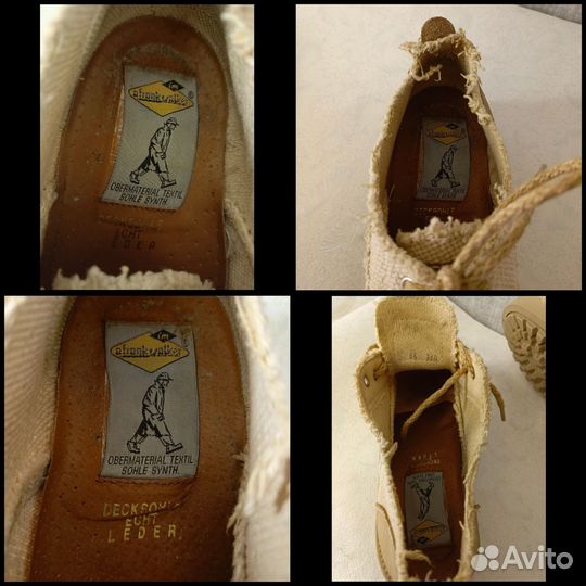 Ботинки/Редкие/Холщевые/Italy/Orig/Frank Walker/42