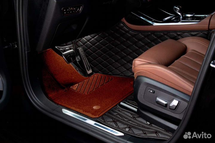 3D Коврики Lexus LS из Экокожи