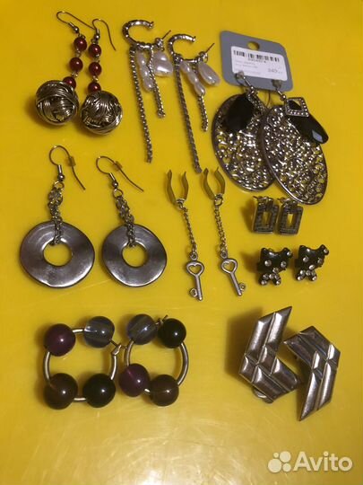 Бижутерия серьги