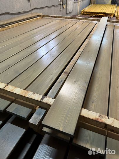 Планкен из лиственницы крашенный