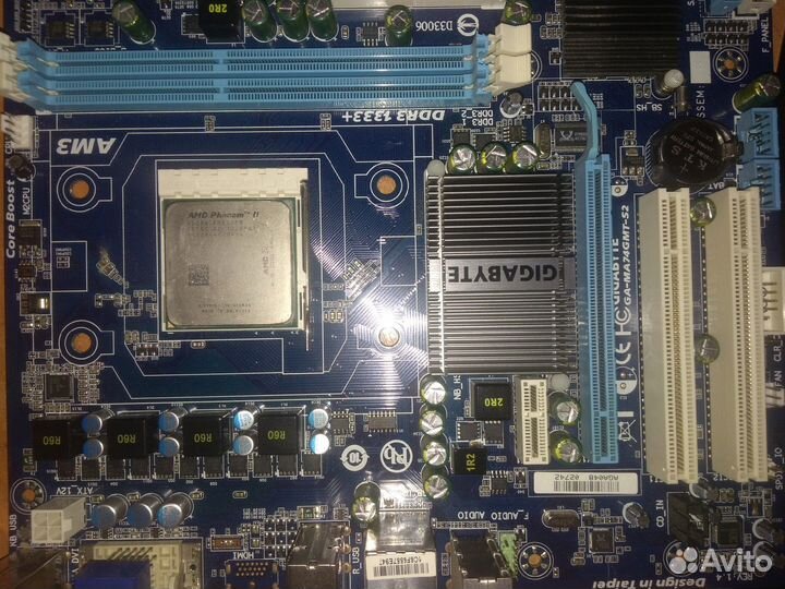 Материнская плата gigabyte GA-MA74GMT-S2 AM3