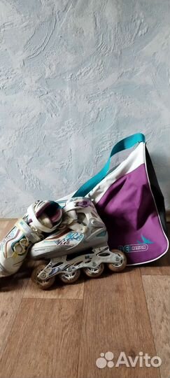 Роликовые коньки детские в сумке