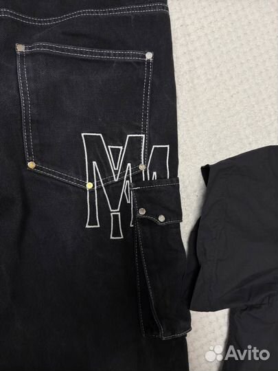 Marcelo miracles baggy OG denim in black джинсы