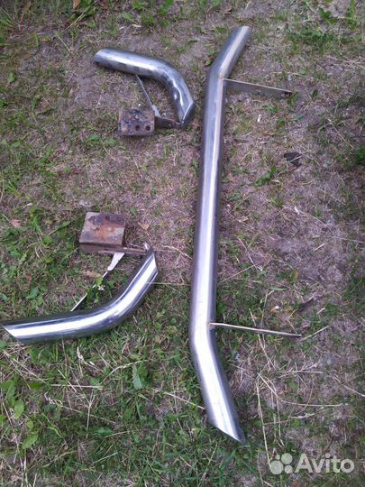 Защита переднего бампера и заднего для Тойота